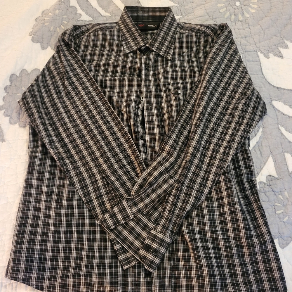 Emporio Armani Plaid Shirt
